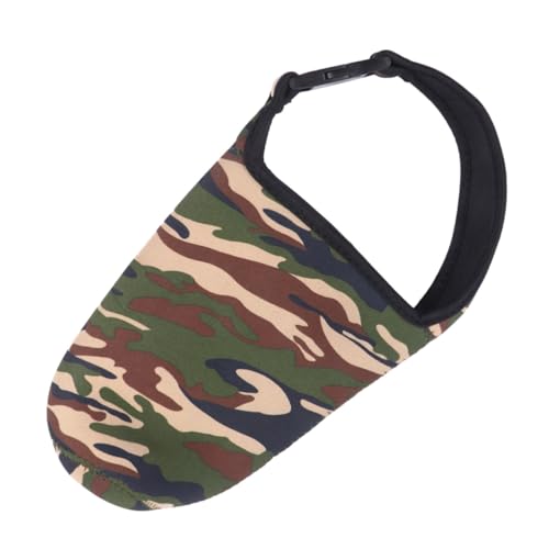 ibasenice 2 Stück Neopren Cup Sleeve mit Tragegriff Camouflagebedruckte Leichte und Isolierende Flaschenhülle für Outdoor Hitzebeständig und Langlebig Passend für Becher von ibasenice