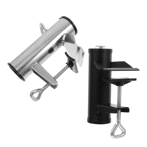 ibasenice 2 Stück Outdoor Sonnenschirmhalter Verstellbare Stabile Balkon Terrassen-schirmklemme aus Robustem Windfester Halter für Garten Strand und Patio mit Vielseitiger Kompatibilität ibasenice 2 Stück Outdoor Sonnenschirmhalter Verstellbare Stabile Balkon Terrassen-schirmklemme aus Robustem Windfester Halter für Garten Strand und Patio mit Vielseitiger Kompatibilität von ibasenice