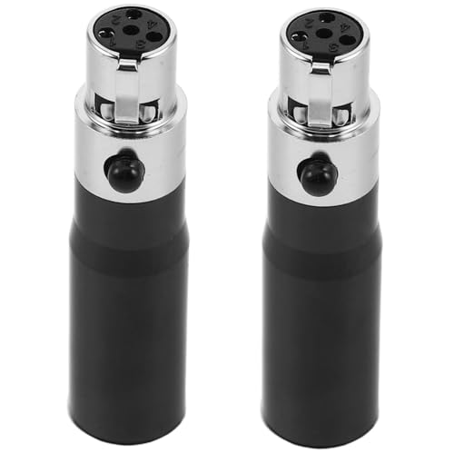 ibasenice 2 Stück Pin Mini Xlr Buchse zu Pin Xlr Stecker Leichtes Design für Mikrofon Kompatibel mit Mischpulten und Audioequipment ibasenice 2 Stück Pin Mini Xlr Buchse zu Pin Xlr Stecker Leichtes Design für Mikrofon Kompatibel mit Mischpulten und Audioequipment von ibasenice