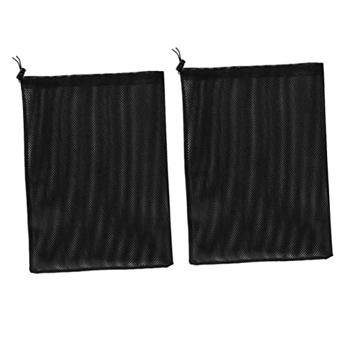 ibasenice 2 Stück Pump Filter Bag aus Robustem Polyester Mesh Reißfest und Langlebig mit Kordelzug Großer Geeignet für Teich und Aquariumpumpen zur Effektiven Filterung und Pumpschutz von ibasenice