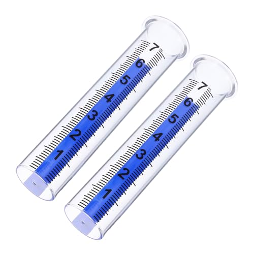 ibasenice 2 Stück Regenmesser Kunststoff Transparent Präziser Leichter Outdoor Niederschlagsmesser für Garten und Außenbereich Praktisch und Einfach zu Transportieren ibasenice 2 Stück Regenmesser Kunststoff Transparent Präziser Leichter Outdoor Niederschlagsmesser für Garten und Außenbereich Praktisch und Einfach zu Transportieren von ibasenice