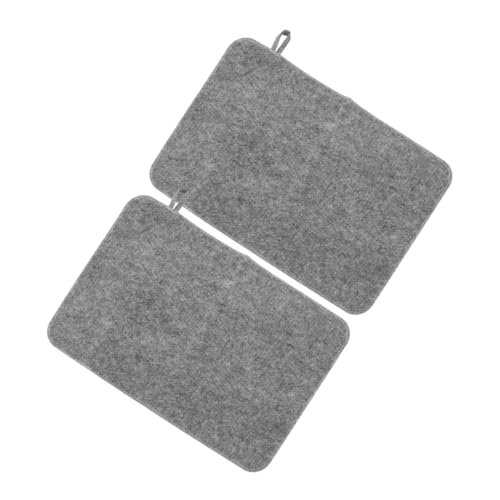 ibasenice 2 Stück Sauna Sitzauflage Teilig Filzmatte Wärmedämmend Dicke Hitzebeständige Sauna Matte für Dampfbad rutschfest und Langlebig Geeignet für Zuhause und Wellnessbereiche von ibasenice