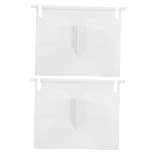 ibasenice 2 Stück Teiliges Ersatzset Pool Skimmer Türklappe Kompatibel mit Hayward Robustes Kunststoff-Schutzschild Verhindert Wasserstau Einfache Installation für Aufstellpools von ibasenice