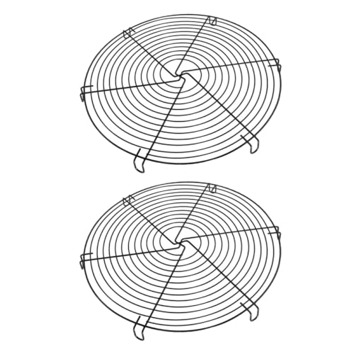 ibasenice 2 Stück Teiliges Kuchen Abkühlgitter aus Robustem Rutschfestes Backgitter für Gleichmäßiges Abkühlen Vielseitig als Trockengestell Backen Geeignet Praktisches Küchensupply von ibasenice