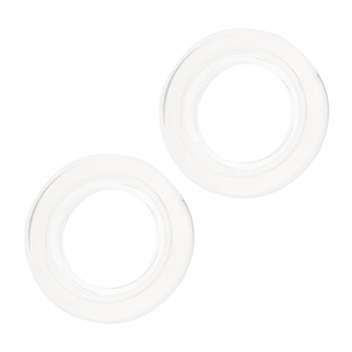 ibasenice 2 Stück Teiliges Transparente Gummi Schirmloch Ringkappen Abrieb und Hitzebeständige Sonnenschirm Schutzkappen für Outdoor Tisch und Dreirad von ibasenice