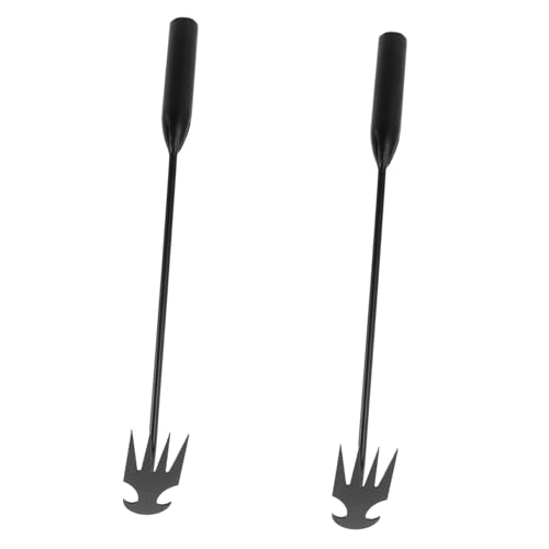 ibasenice 2stücke Gartenwerkzeug Unkrautjäten Manuelle Unkrautentferner Aus Edelstahl Ergonomischer Griff Für Präzise Gartenarbeit Leicht Und Tragbar Für Verschiedene Anwendungen von ibasenice