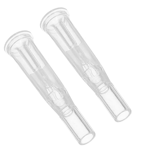 ibasenice 2 Stück Transparent Aquarium Sprühdüse Wassersparender Brunnenkopf Ersatz für Fischbecken Teich und Gartendeko Geräuscharme Wasserfontäne Vielseitig für Aquarien und Außenbereiche von ibasenice