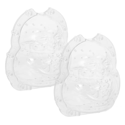 ibasenice 2 Stück Transparente Buddha Formen Niedliche Ginseng Obst Formen für Kreative Fruchtgestaltung Sicher und Langlebig für Gesunde Leckereien von ibasenice