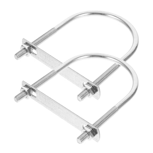 ibasenice 2 Stück U Verzinkt für Fahnenmastbefestigung Lampenmast Zubehör Stabile Metallklammern für Vielseitige Flaggenmontage ibasenice 2 Stück U Verzinkt für Fahnenmastbefestigung Lampenmast Zubehör Stabile Metallklammern für Vielseitige Flaggenmontage von ibasenice