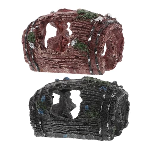 ibasenice 2 Stück Verstecktunnel Kaputte Ornamente Dekorationen Garnelen Realistisches Themen Ornament Für Große Und Kleine Hütten Unterschlupf Schiffswrack Zubehör Teich ibasenice 2 Stück Verstecktunnel Kaputte Ornamente Dekorationen Garnelen Realistisches Themen Ornament Für Große Und Kleine Hütten Unterschlupf Schiffswrack Zubehör Teich von ibasenice