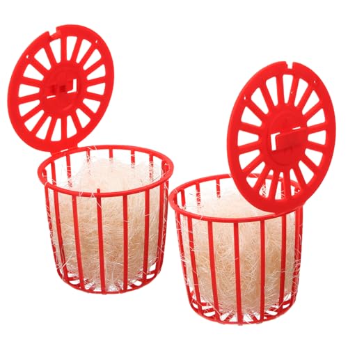 ibasenice 2 Stück Vogel Nistschale Robust Für Papageien Tauben Wellensittiche Atmungsaktiv Waschbar Haustier Nestkorb ibasenice 2 Stück Vogel Nistschale Robust Für Papageien Tauben Wellensittiche Atmungsaktiv Waschbar Haustier Nestkorb von ibasenice