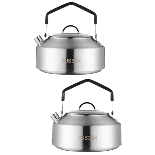 ibasenice 2 Stück Wasserkocher Camping Faltbarer Teekocher für Outdoor Professionelles Kochgeschirr für Teezubereitung und Wasserkochen Bequemer Griff Leicht und Tragbar ibasenice 2 Stück Wasserkocher Camping Faltbarer Teekocher für Outdoor Professionelles Kochgeschirr für Teezubereitung und Wasserkochen Bequemer Griff Leicht und Tragbar von ibasenice