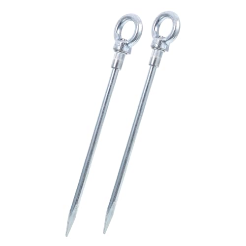 ibasenice 2 Stück Zeltheringe Robuste Wiederverwendbare Bodenanker für Zelte für Harten Boden und Schnee Lange Tragbare Erdanker für Camping und Garten ibasenice 2 Stück Zeltheringe Robuste Wiederverwendbare Bodenanker für Zelte für Harten Boden und Schnee Lange Tragbare Erdanker für Camping und Garten von ibasenice