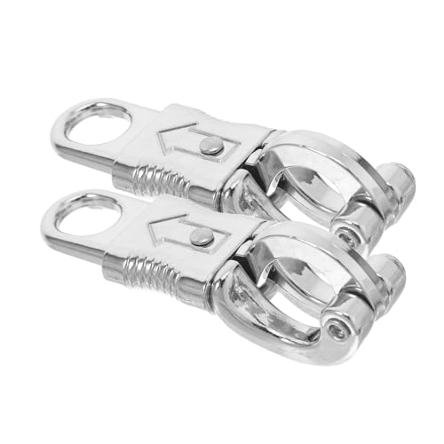 ibasenice 2 Stück Zinklegierung Pferde Haken Schnapphaken Schnellverschluss Strapazierfähig für Pferderennen Reiten Training Wettbewerbe Silberfarben Langlebig Vielseitig Pferdeausrüstung ibasenice 2 Stück Zinklegierung Pferde Haken Schnapphaken Schnellverschluss Strapazierfähig für Pferderennen Reiten Training Wettbewerbe Silberfarben Langlebig Vielseitig Pferdeausrüstung von ibasenice