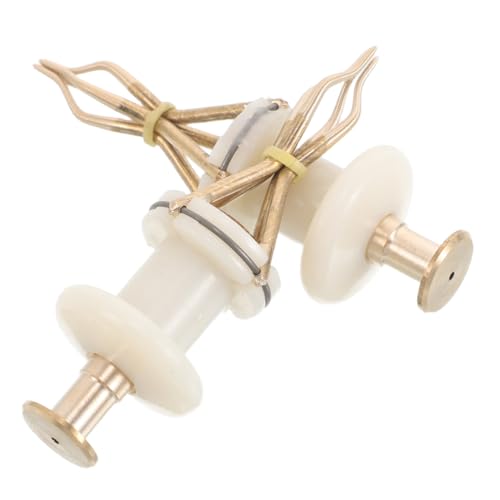 ibasenice 2 Teiliges Angelwerkzeug Set Angelzubehör Angelwurm Clip Angelzubehör Angelköder Clip Erdwurmhalter Für Angelwurm Köder Werkzeug Köder Clip Wurm Werkzeug Weißkupfer von ibasenice