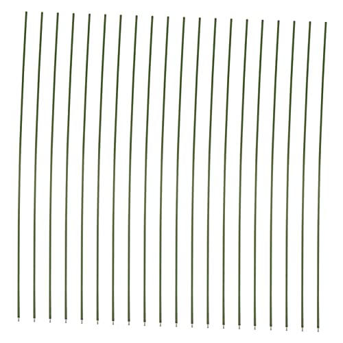 ibasenice 20 Stück Grüner Eisendraht Stützrahmen Pflanzenstäbe Stützstab Topfpflanzen Gurkenpflanzen Rack Stick Gartenstab Garten Blumenstab Für Den Außenbereich Pflanzenstütze von ibasenice