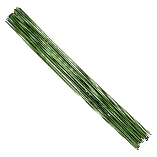 ibasenice 20 Stück Grüner Eisendraht Stützrahmen Stützstäbe Pflanzenstäbe DIY Stäbe Topfpflanzen Innenstütze Garten Blumendraht Pflanzenstützstange Pflanzenstützen Gurken von ibasenice
