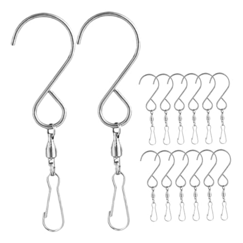 ibasenice 20 Stück Teiliges Drehbare Edelstahl Haken Schwenkbar Rostfrei Vielseitig für Windspiele Vogelhäuser Blumentöpfe Wetterbeständig Sicherer Halt für Garten und Balkon ibasenice 20 Stück Teiliges Drehbare Edelstahl Haken Schwenkbar Rostfrei Vielseitig für Windspiele Vogelhäuser Blumentöpfe Wetterbeständig Sicherer Halt für Garten und Balkon von ibasenice