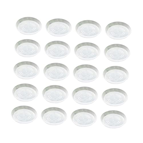 ibasenice 20 Stück Transparente Kunststoff Blumentopf Untersetzer Hitzebeständig rutschfest Langlebig für Sukkulenten Garten Balkon Schutz vor Wasserflecken und Erdverschmutzung ibasenice 20 Stück Transparente Kunststoff Blumentopf Untersetzer Hitzebeständig rutschfest Langlebig für Sukkulenten Garten Balkon Schutz vor Wasserflecken und Erdverschmutzung von ibasenice