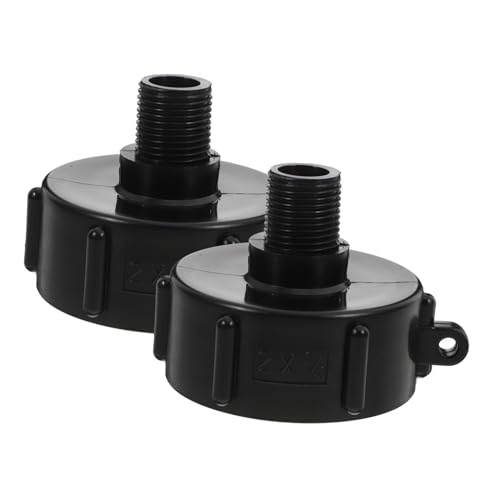 ibasenice 2Stücke IBC Tote Adapter Grobgewinde Wasseranschluss Kompatibel mit IBC Tanks zu Installieren Auslaufsichere Verbindung für Gartenbewässerung von ibasenice