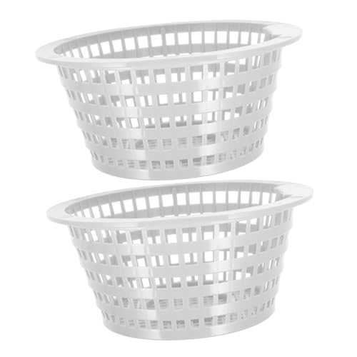 ibasenice 2Stücke Poolfilterkorb Skimmer Mesh Filterkorb für Wiederverwendbare Pumpenkörbe Haaren und Blättern im Poolfiltersystem von ibasenice