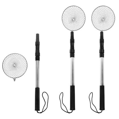 ibasenice 3 Sätze Sandfilter-Grabschaufel Scoop sandsieb Strandschaufel-Set Strand schaufelwerkzeug Muschelfilterschaufel Strandsiebwerkzeug Sieb für Sand Aluminiumlegierung Silver von ibasenice