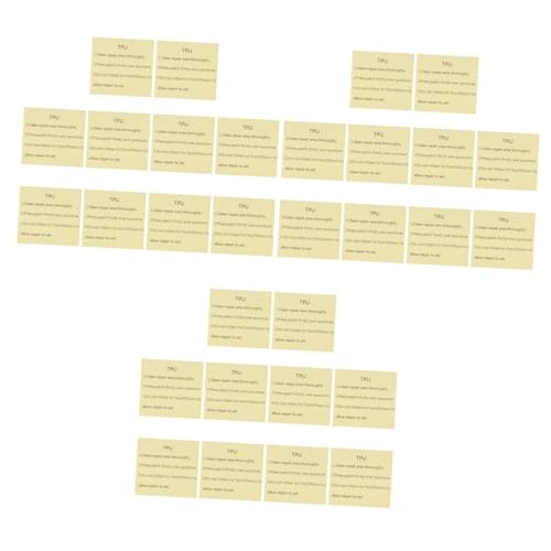 ibasenice 3 Sätze Zelt-Anti-reparaturfilm Lecks Patch-kit Für Luftmatratzen Klebrig Pool Reparatur Patch Reparaturband Für Zelte Streifen Mit Kleber TPU Transparent 10 Blätter * 3 von ibasenice