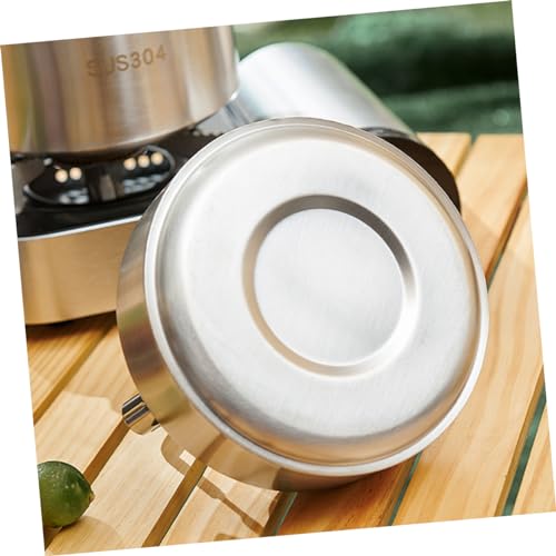 ibasenice 3 Stück Camping Wasserkocher Tragbarer und Faltbarer Teekessel für Outdoor Aktivitäten mit Komfortablem Griff für Camping Picknick und Unterwegs von ibasenice