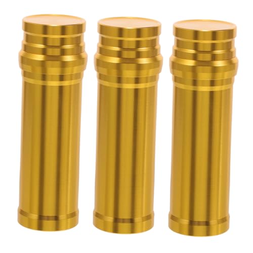 ibasenice 3 Stück Mini Alkoholbrenner Tragbarer Bunsenbrenner Aluminiumlegierung Kompakter Spirituskocher Metallgehäuse Outdoor Camping Labor Heizgerät von ibasenice