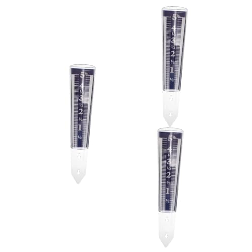 ibasenice 3 Stück Pfahl-regenmesser Transparent Garten Regenmesser Messgerät Im Freien Regenmesser Im Freien Wasserdicht Groß Ersatzschlauch Werkzeug Meter Messung Rasenregenmesser Blue P.s von ibasenice