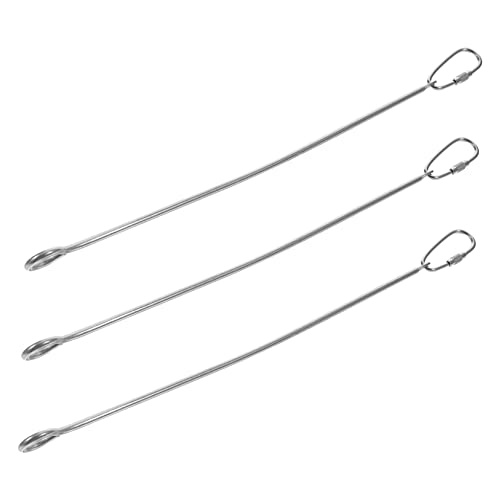 ibasenice 3 Stück Teiliges Vogel Futterspieß Parrot Fruit Holder mit Hängefunktion für Vogelkäfig Robustes Futterspielzeug für Papageien und Wellensittiche Geeignet für Garten und Fenster von ibasenice