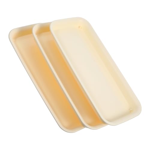 ibasenice 3 Teiliges Blumentopftablett Pflanztopftabletts Für Den Wasserablauf Im Freien Sukkulenten Untersetzer Blumentopf Tiefes Blumentopftablett Pflanzgefäß Blumentopfuntersetzer von ibasenice