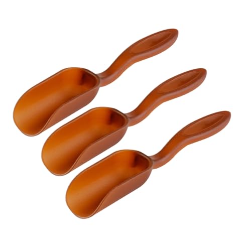 ibasenice 30 Stück Teiliges Gartenschaufel Teelöffel- Tragbar Ergonomisch Dickes Material Spülmaschinenfest Vielseitig für Gartenarbeit Pflanzung und Sukkulentenpflege Dunkelrot von ibasenice