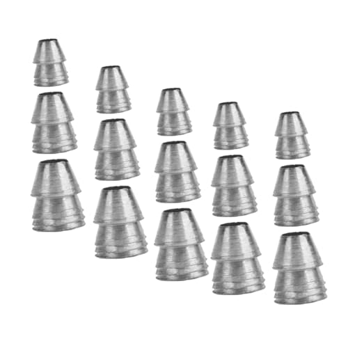 ibasenice 30 Stück Teiliges Hammerkeil aus Robustem Metall Runde Keile für Axt Hammerstielbefestigung Langlebig für Fachkräfte und Bauarbeiter von ibasenice