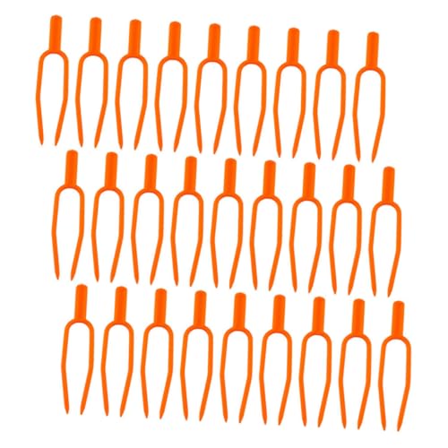 ibasenice 300 Stück Pflanzen-fixiergabeln: Rebenpressklammern – Garten-befestigungsklammern Für Erdbeeren Und Wassermelonen Für Niedrig Wachsende Pflanzen Und Wachstumsunterstützung von ibasenice