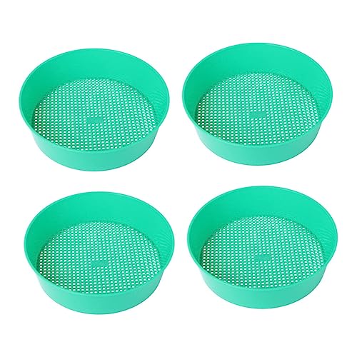 ibasenice 4 STÜCKE Teiliges Gartensieb aus Kunststoff Feines Sieb mit Netz zum Filtern von Erde Sand und Kleinen Gartentool für Pflanzenpflege und Aussaat Einfach zu Reinigen ibasenice 4 STÜCKE Teiliges Gartensieb aus Kunststoff Feines Sieb mit Netz zum Filtern von Erde Sand und Kleinen Gartentool für Pflanzenpflege und Aussaat Einfach zu Reinigen von ibasenice