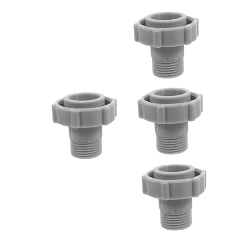 ibasenice 4 Stück Schwimmbadverbindung Wasserrohrverbindung Poolablaufadapter Poolsaugköpfe Poolschlauchadapter Ablaufanschluss Für Den Poolablaufschlauch Pool Ersatzteile Grey PVC ibasenice 4 Stück Schwimmbadverbindung Wasserrohrverbindung Poolablaufadapter Poolsaugköpfe Poolschlauchadapter Ablaufanschluss Für Den Poolablaufschlauch Pool Ersatzteile Grey PVC von ibasenice