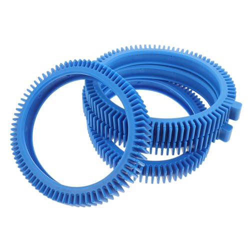 ibasenice 4 Stück Teiliges Pool-reinigungsräder PVC Front Hinterreifen Robuster Ersatz für Automatische Schwimmbadreiniger mit Stabiler Traktion Einfache Installation Geeignet für Poolpflege von ibasenice
