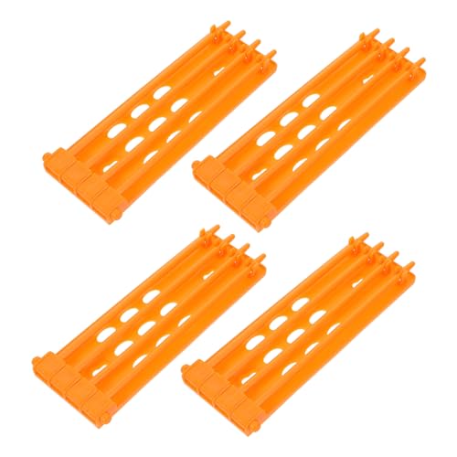 ibasenice 4 Stück Vogel Fußringhalter aus Kunststoff Platzsparender Ringständer für Tauben Robuste Trainingsbandhalterung zur Organisation von Renn Zuchttaubenbeinen von ibasenice