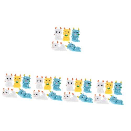 ibasenice 5 Sätze Teiliges Mini Drachenfiguren Harz Lustige Cartoon Dekoration Für Garten Und Innenräume Als Verschönerung Von Fenster Schreibtisch Und Garten 5 Stücke * 5 von ibasenice