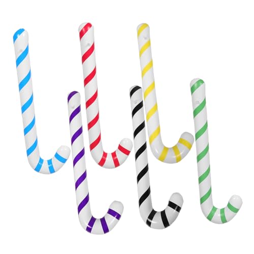 ibasenice 6 Stück Aufblasbare Candy Cane Luftballons Weihnachtsdeko Interaktive Party Deko für Drinnen Draußen Wiederverwendbare Zuckerstangen Ornamente für Festliche Events und Spiele ibasenice 6 Stück Aufblasbare Candy Cane Luftballons Weihnachtsdeko Interaktive Party Deko für Drinnen Draußen Wiederverwendbare Zuckerstangen Ornamente für Festliche Events und Spiele von ibasenice
