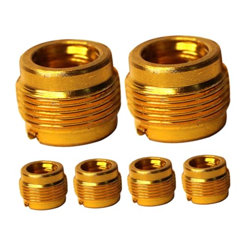 ibasenice 6 Stück Mikrofonstandnuss Mikrofonständer Mikrofon-Schraubadapter Adapter für Mikrofongewinde Mikrofongewindeadapter Mikrofonarmfadenadapter Mikrofonadapter Aluminium Golden ibasenice 6 Stück Mikrofonstandnuss Mikrofonständer Mikrofon-Schraubadapter Adapter für Mikrofongewinde Mikrofongewindeadapter Mikrofonarmfadenadapter Mikrofonadapter Aluminium Golden von ibasenice