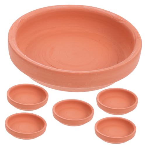 ibasenice 6 Stück Pflanzuntersetzer Terrakotta Blumentopf Untersetzer für Innenpflanzen Wasserauffangschalen für Heimgartenpflege und Dekorative ibasenice 6 Stück Pflanzuntersetzer Terrakotta Blumentopf Untersetzer für Innenpflanzen Wasserauffangschalen für Heimgartenpflege und Dekorative von ibasenice