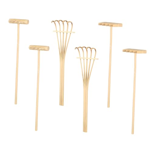 ibasenice 6 Stück Teiliges Mini Sandharken Kleine Gartenharken für Zen Garten Desktop Sandspiel DIY Bastelzubehör Kreative Sandgestaltung für Zuhause und Büro ibasenice 6 Stück Teiliges Mini Sandharken Kleine Gartenharken für Zen Garten Desktop Sandspiel DIY Bastelzubehör Kreative Sandgestaltung für Zuhause und Büro von ibasenice
