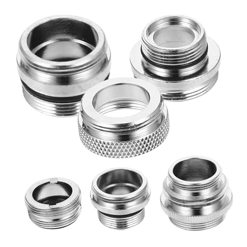 ibasenice 6 Stück Teiliges Wasserhahnadapter für Spüle Weiblicher und Männlicher Gewindeanschluss Universeller Schlauchanschluss Geeignet für Küche Garten und Outdoor Kompatibel mit ibasenice 6 Stück Teiliges Wasserhahnadapter für Spüle Weiblicher und Männlicher Gewindeanschluss Universeller Schlauchanschluss Geeignet für Küche Garten und Outdoor Kompatibel mit von ibasenice