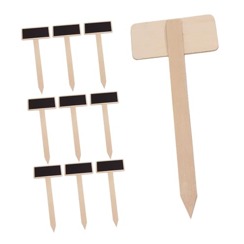 ibasenice 60 Stück Pflanzenstecker mit Tafel-oberfläche Sichere Glatte Kanten Vielseitig für Garten Sukkulenten Kräuter Einfache Beschriftung und Pflanzenkennzeichnung im Freien von ibasenice