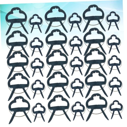 ibasenice 60 Stück Teiliges Gartenclip Set Plastikpflanzenclips Unterstützung von Stängeln und Stängeln Je in Groß und Klein von ibasenice
