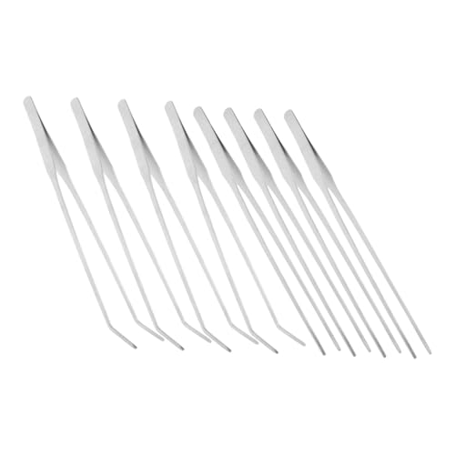 ibasenice 8 Stück Teiliges Edelstahl Futterzangen für Aquarium und Terrarium Gerader und Gebogener Kopf Hygienische Futterpinzette für Reptilien und Aquarienpflanzen Ergonomisch und ibasenice 8 Stück Teiliges Edelstahl Futterzangen für Aquarium und Terrarium Gerader und Gebogener Kopf Hygienische Futterpinzette für Reptilien und Aquarienpflanzen Ergonomisch und von ibasenice