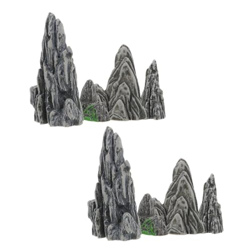 ibasenice 8 Stück Teiliges Miniatur Felslandschaft aus Langlebigem Harz Mikro skulptur für Desktop Zen Garten Vielseitige Mini Bonsai Dekoration für Terrarien und Kleine Landschaften ibasenice 8 Stück Teiliges Miniatur Felslandschaft aus Langlebigem Harz Mikro skulptur für Desktop Zen Garten Vielseitige Mini Bonsai Dekoration für Terrarien und Kleine Landschaften von ibasenice