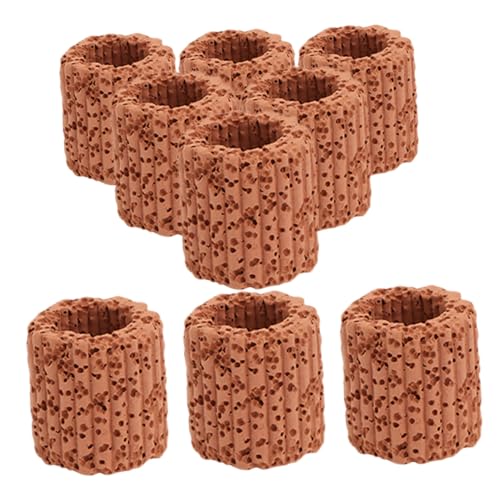 ibasenice 9 Stück Teiliges Keramikfilterring Aquarium Sichere Wasserpflanzenhalterung Vielseitig Einsetzbar für Aquarienfilter Installieren Schadstofffrei für Fische und Wasserpflanzen von ibasenice